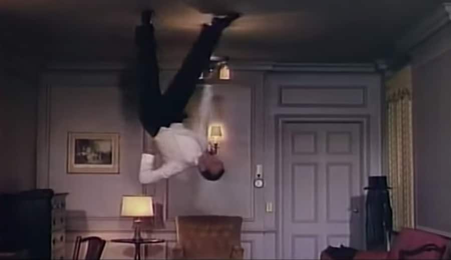 fred astaire on the ceiling