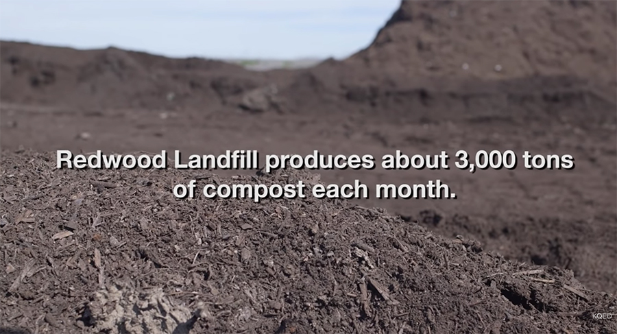 3,000 tons of compost every year (2016)