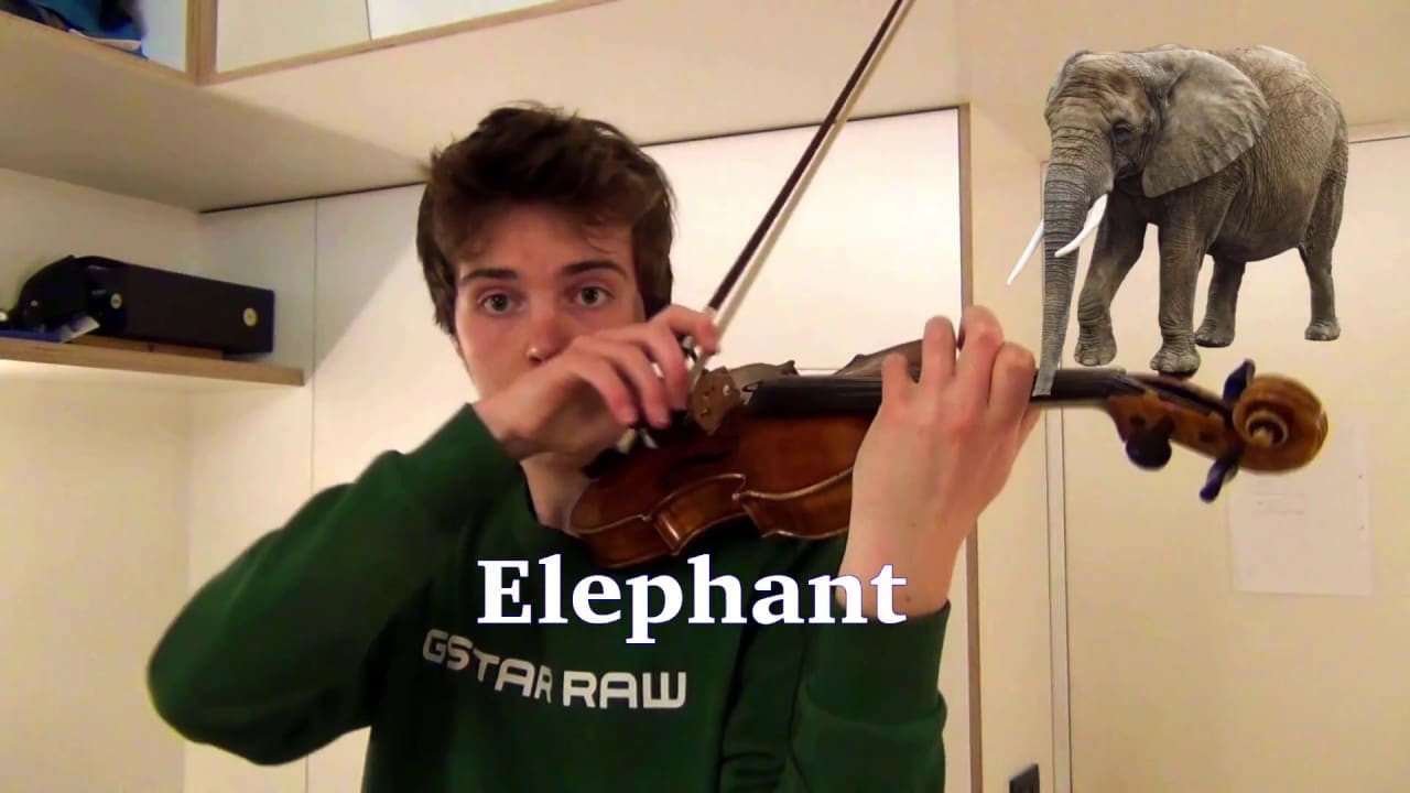 Nine animal sounds and Super Mario World sound effects created with a  violin | The Kid Should See This
