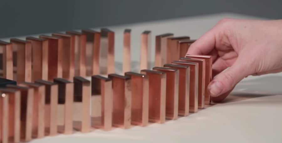 copper dominoes