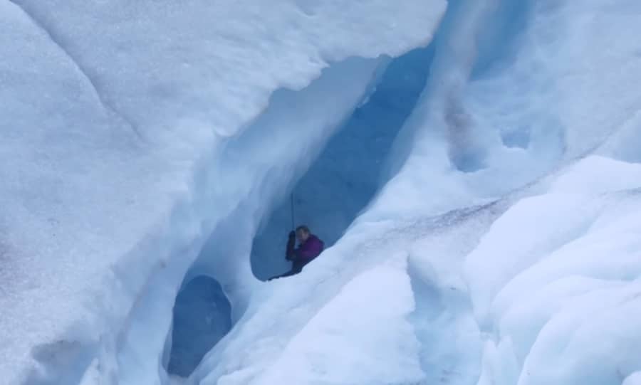 glacier crevasse