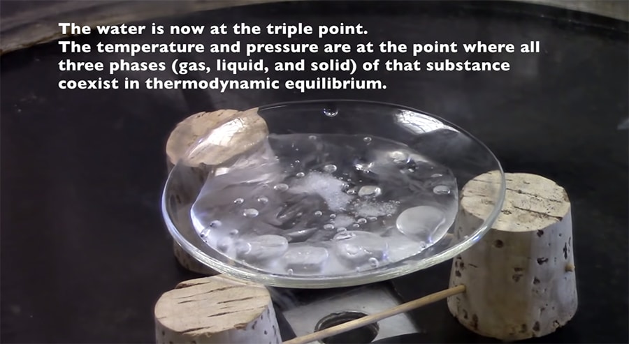 triple point of water demonstration