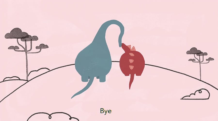 dinosaurs didn't say good-bye