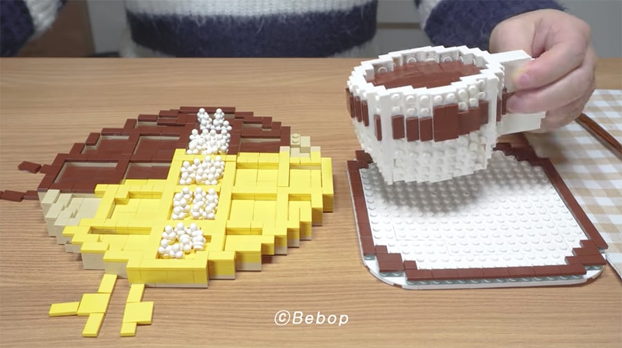 LEGO waffles and coffee