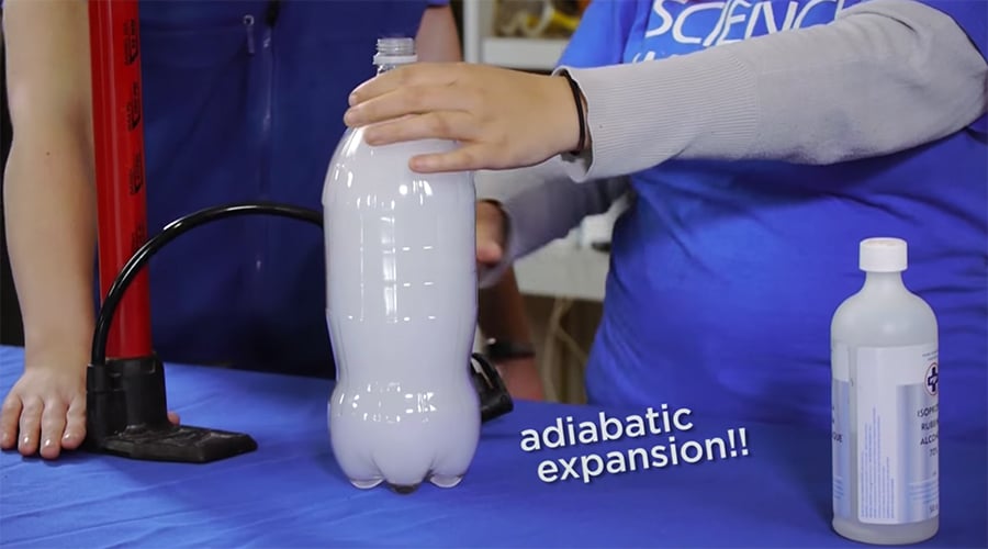 adiabatic expansion