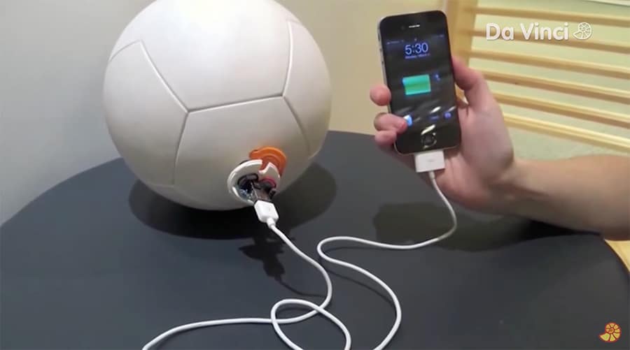 soccer ball that generates energy