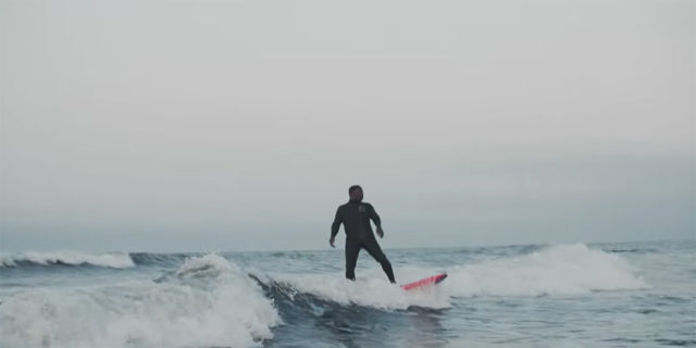 surfing the waves