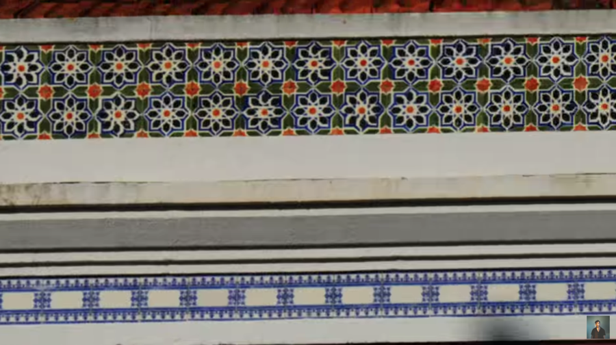 tiles by train
