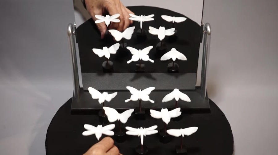 Kokichi Sugihara's One Way Flight Illusion