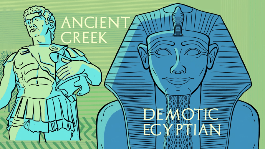 Ancient Greek and Demotic Egyptian
